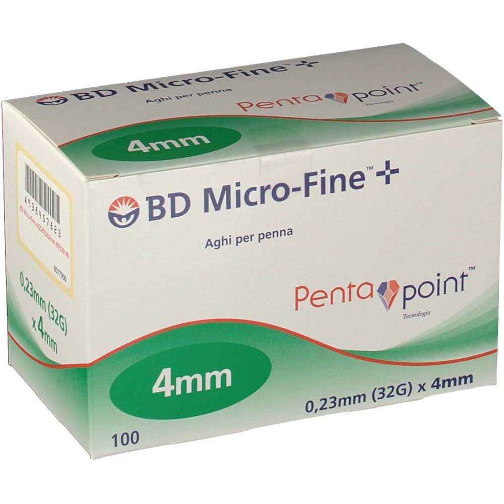 BD Micro-Fine Needles for Pen 0.23mm (32G) x 4mm – 100 pieces