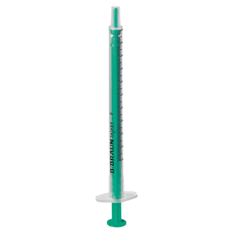 Syringes Injekt F space 0